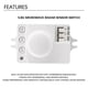 thumbnail image 4 of 5.8G Microwave Induction Switch 220V Intelligent Energy Saving Control Microwave Radar Sensor, 4 of 5