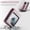 Pink, variant on ELEHOLD Wallet Case for Samsung Galaxy Z Flip 6, premium PU leather zipper card holder phone case zipper card holder phone case,Black