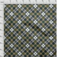 thumbnail image 3 of oneOone Organic Cotton Poplin Twill Fabric Tartan Check Decor Fabric Printed BTY 42 Inch Wide, 3 of 4