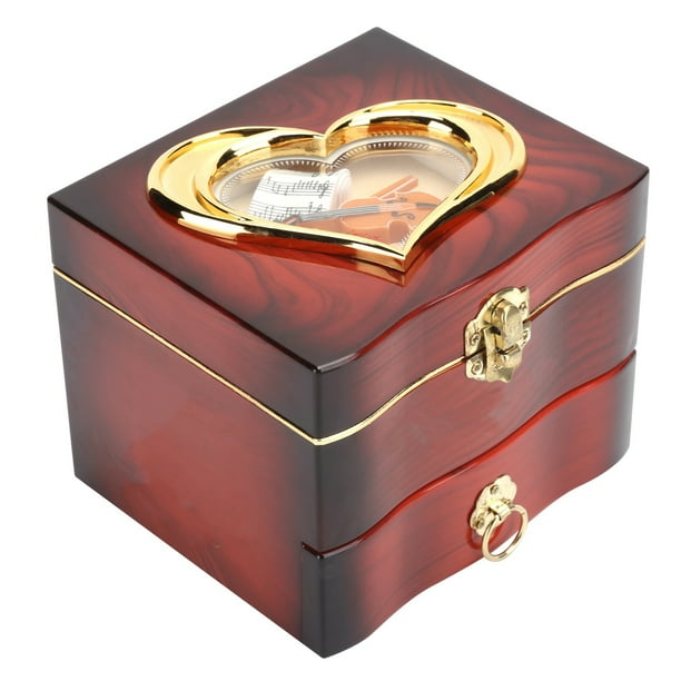 Caja de música, bailarina giratoria clásica, caja de música con mecanismo de reloj, joyeros, tecnología de vanguardia Jadeshay A
