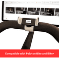 thumbnail image 2 of Soporte para Teléfono Compatible con Bike & Bike Plus de Peloton - Ajuste Seguro y Fácil Operación con una Sola Mano - Rotación de 360 Grados - Soporte para Bicicletas Estáticas - Compatible con Teléfonos iPhone y Android., 2 of 6