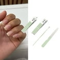 thumbnail image 4 of 4 Pcs Manicure Set Nails Clippers Toenail Cutter Ear Pick Nails Tool Set Nails File Pedicure Kits Fingernail Clippers, 4 of 8