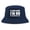 A navy, variant on Trendy Je Suis Venu J'ai Bu Je Me Souviens Plus Print Bucket Hat Adult Summer Sun Beach Fisherman Cap Boy Visor Cap