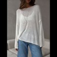 thumbnail image 4 of Suéter de Verano para Mujer, Cuello Redondo, Corta, Informal, de Punto, Tipo Pulóver S, 4 of 10