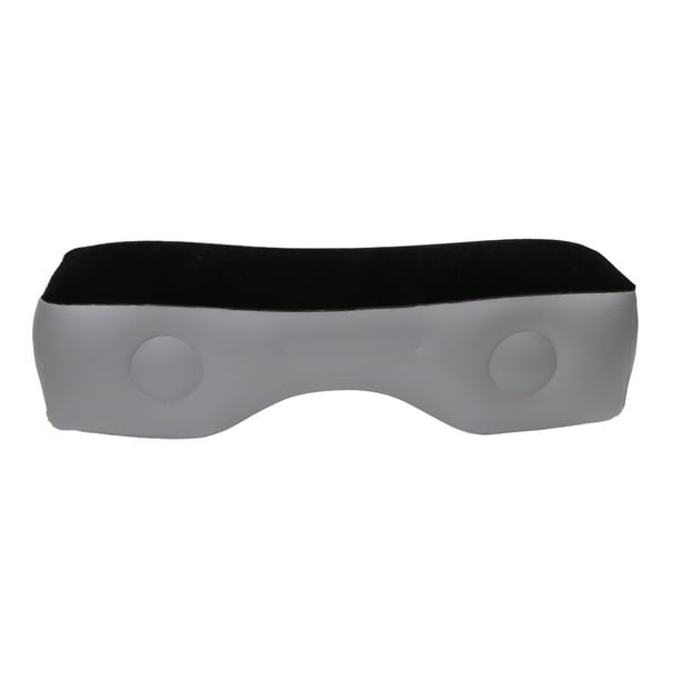 Colchón de aire inflable para coche, cama de viaje cómoda para el asiento trasero, colchón para dormir en el coche, azul gris