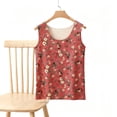 thumbnail image 2 of HAiming Womens Thermal Tank Tops Floral Print Sleeveless Base Layer Vest Seamless Crewneck Warm Winter Tees, 2 of 9