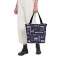 thumbnail image 5 of Xecao Nautical Style Sailboat for Tote Bag for Women -Tote Shoulder Bag with A Little Pocket Inside, Perfect for Travel and Work., 5 of 6