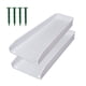 thumbnail image 4 of Extensiones de bajante de canalón de bloque contra salpicaduras para patio, jardín y hogar Blanco shamjiam Bloque contra salpicaduras de bajante, 4 of 7