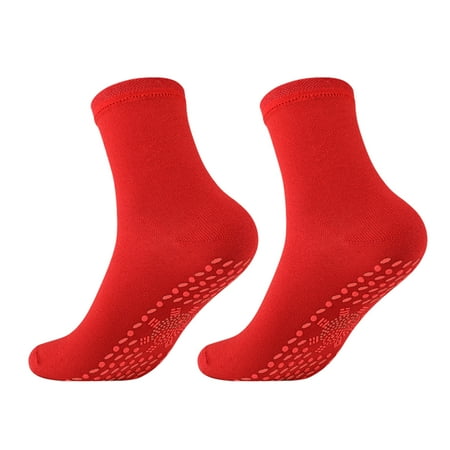 

1pair Women Men Hiking Polyester Self Heating Socks Winter Warm Tear