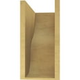 thumbnail image 4 of 8"W x 16"D x 16"H Classic Greensboro Rough Cedar Woodgrain TimberThane Corbel, Primed Tan, 4 of 6