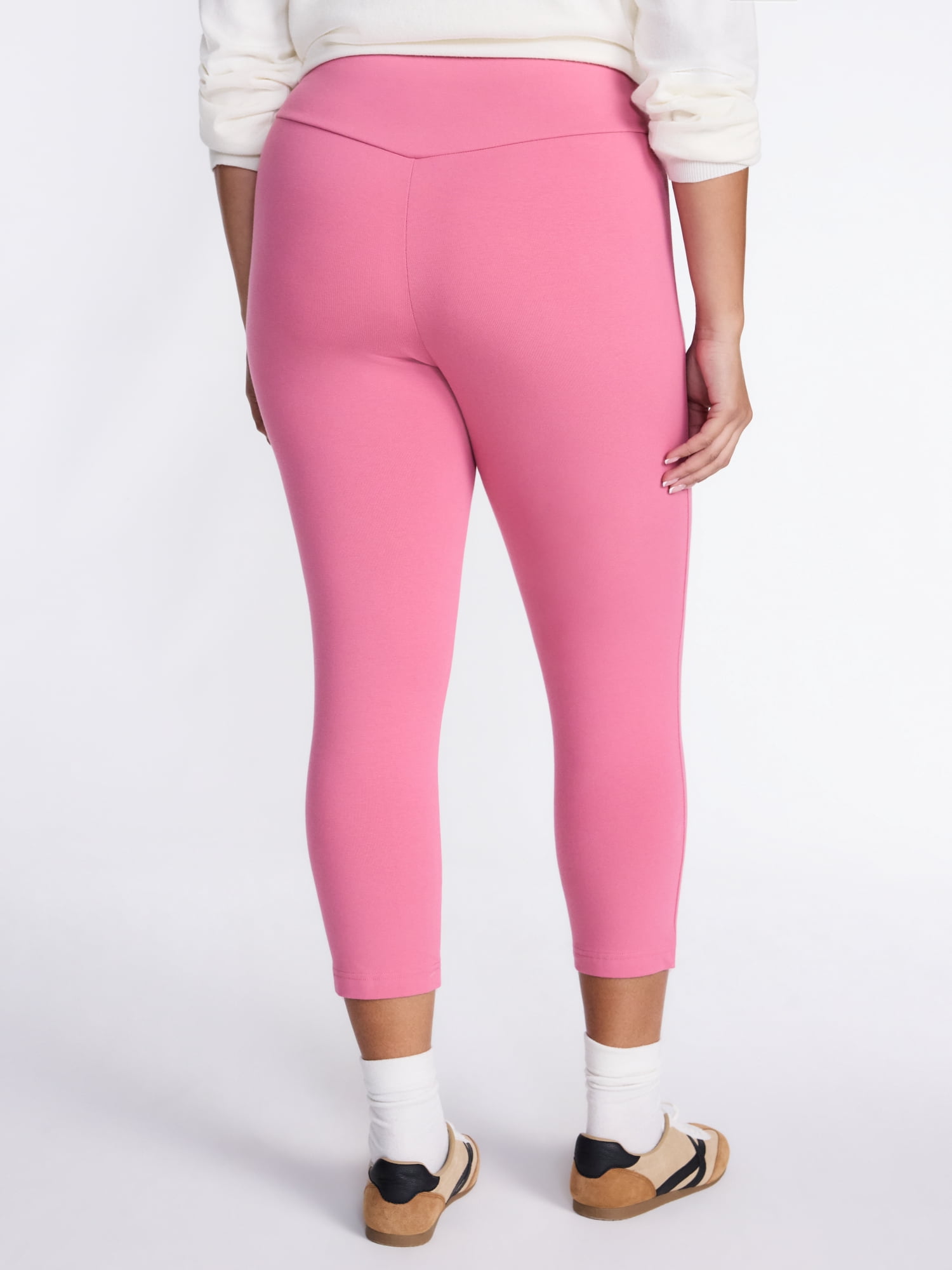 Terra & Sky Women's Plus Capri Legging, Sizes 0X-5X
