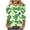 Multicolor7, variant on UAMVSH Plus Size Tops for Women St. Patrick's Day Printed Graphic Tees Oversized Casual 3/4 Sleeve Crewneck Tunic Shirts
