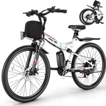 Gocio 26" Floding Electric Bike for Adults, Peak 1000W Motor, 21-Speed Mountain Ebike, 48V 7.8Ah Battery, UL2849