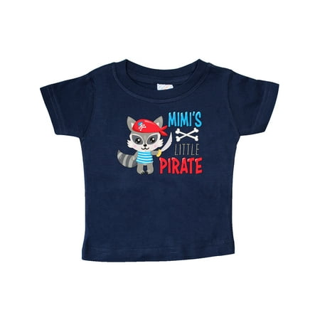 

Inktastic Mimi s Little Pirate Cute Raccoon with Sword Gift Baby Boy or Baby Girl T-Shirt