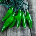 thumbnail image 1 of Outdoor String Lights Chili Pepper Fiesta String Lights Plug-In Indoor Outdoor 35 Green Bulbs, 1 of 4