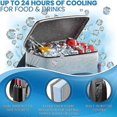 thumbnail image 5 of Insulated Cooler Backpack - Keeps 54 Cans Cold for Up to 24 Hours - Waterproof & Leak Proof Soft Cooler Bag - Insulated Backpack Cooler - Lunch Backpa, 5 of 5