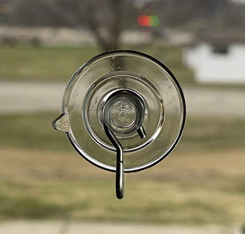 for-Signs Made in Pennsylvania Pennsylvania Heavy Duty Suction Cup Hooks for Glass Windows-Comes in 5 Sizes and Decorations Holiday Ornaments Small 1 1/8 inch Suncatchers 12-Pak Stained Glass
