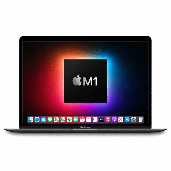 Pre-Owned Apple MacBook Air Laptop Apple M1 8-Core CPU 7-Core GPU 8GB RAM 256GB SSD 13" Space Gray MGN63LL/A (2020)