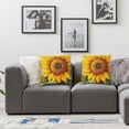 thumbnail image 2 of nygtbtfer Pillowcases - Provencal Sunflower Indoor Outdoor Square Pillowcase  - Floral Decor12x12in, 2 of 7