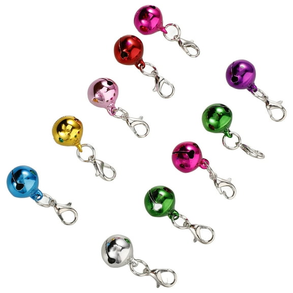 10 Pcs Cat Bells Pet Collar Bell Beautiful Pet Bells 3.00X0.60X0.60CM