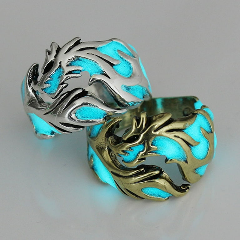 Glow in the dark dragon ring sale