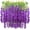 Blue, variant on 12 Pack Artificial Flowers Silk Wisteria Vine Ratta Hanging Flower (Red)