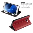 thumbnail image 5 of Cadorabo Étui pour Samsung Galaxy J5 2016, Protection d'Écran, Portefeuille, Cuir PU, Flip Magnétique, Smart View, 5 of 5