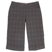 No Boundaries - Juniors Cropped Plaid Pant