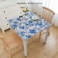 thumbnail image 2 of nygtbtfer Blue and White Tablecloth Rectangle Tablecloth, Blue Table Cloth, Washable Wrinkle Resistant Toile Tablecloth for Restaurants, Picnics, Outdoor Dining,, 2 of 7