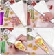 thumbnail image 3 of 100 bolsas cónicas transparentes, bolsas de celofán para dulces, bolsas triangulares de plástico para dulces de 25 x 13 cm con lazos giratorios para alimentos, 3 of 4
