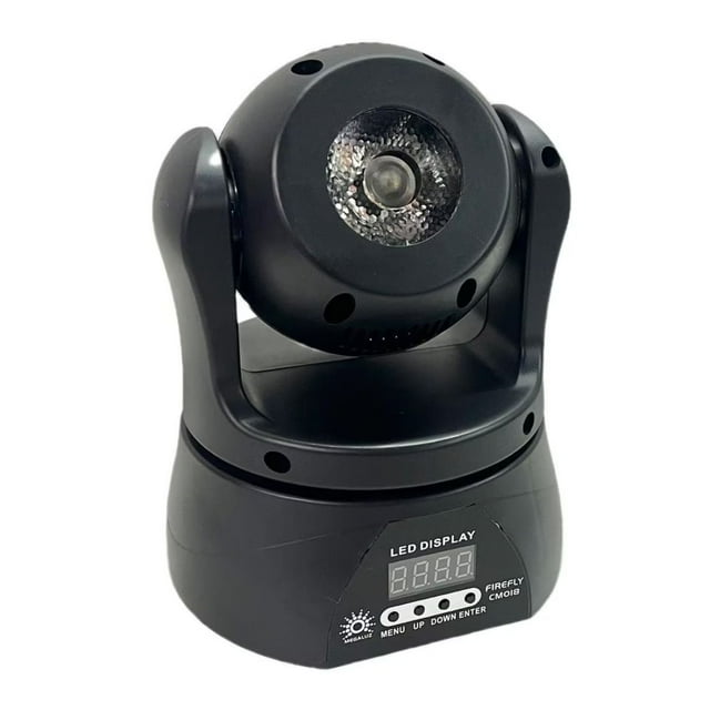 Cabeza móvil MEGALUZ FIREFLY 30w efecto Led Rgb negro