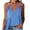 Blue, variant on LEAVINGSUO Summer Womens Tank Tops Women's Summer Casual Sleeveless Blouse V Neck Tops T-Shirt Vest for Women Navy S