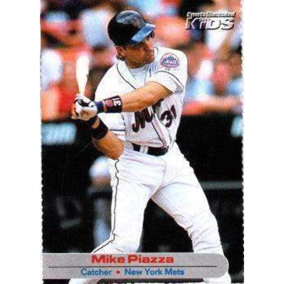 Mike Piazza NY Mets 2001 SI for Kids card