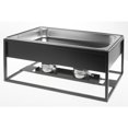 thumbnail image 2 of HUBERT Cerve Collection Black Chafer Stand - 22 1/10"L x 14 9/10"W x 9 1/10"H, 2 of 5