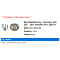 thumbnail image 2 of Rear Wheel Bearing - Compatible with 2007 - 2018 Mercedes-Benz CLS550 2008 2009 2010 2011 2012 2013 2014 2015 2016 2017, 2 of 2