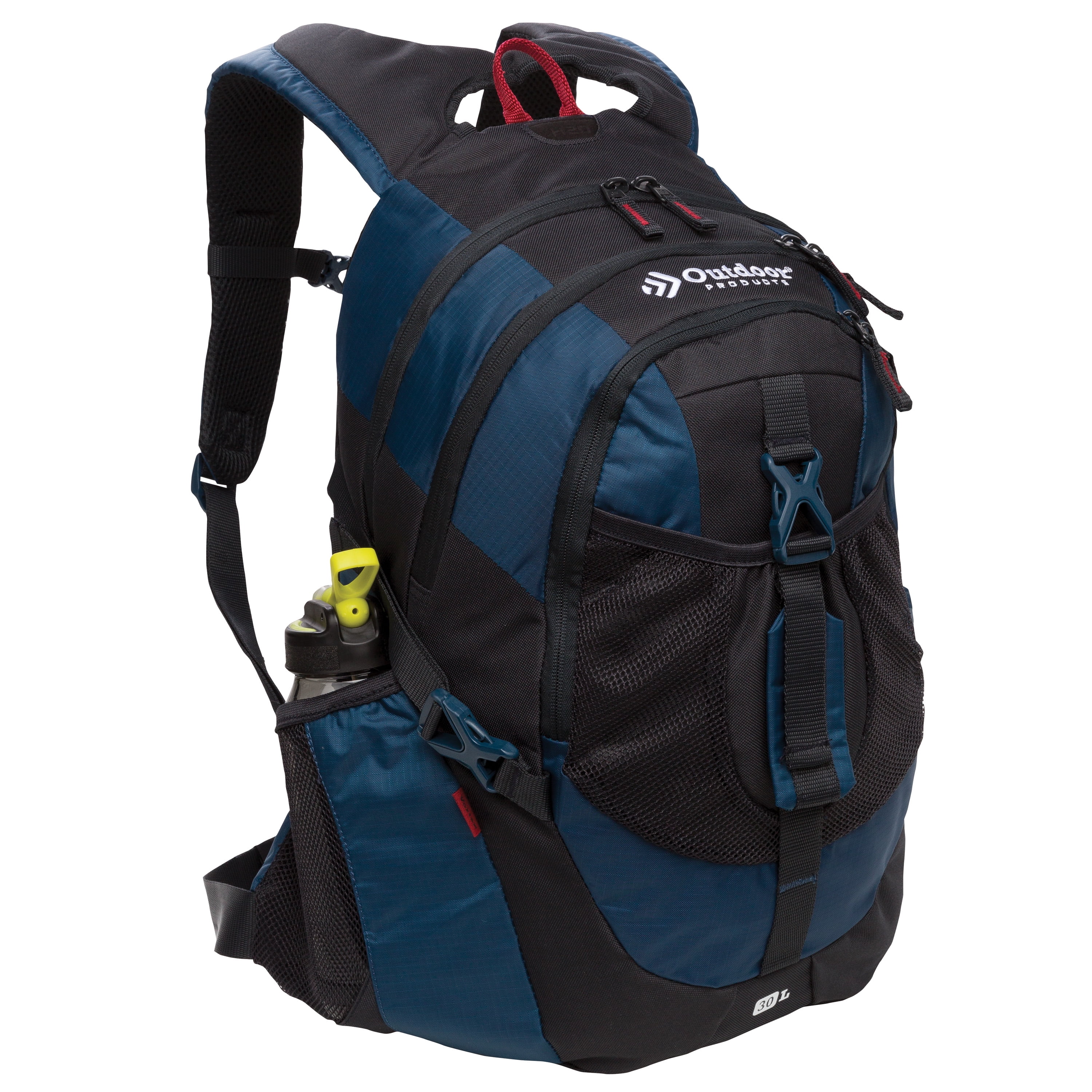Outdoor Products Vortex 30 Ltr Backpack with Bottle, Blue, Unisex ...