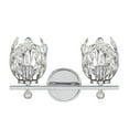 thumbnail image 2 of Chrome Two Light Bathroom Vanity from the Moreno Collection, 2 of 5