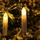 thumbnail image 5 of Guirnalda de luces LED navideñas con forma de vela | 20 luces blancas cálidas con pinzas | Alimentadas por USB, 5 of 8