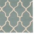 thumbnail image 3 of Trio Geo Turquoise Area Rug 8x10 Transitional Contemporary Design, 3 of 5