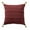 Burgundy, variant on 18 x 18 x 18 in. Red Solid Color Zippered 100 Percent Cotton Throw Pillow - Set of 2