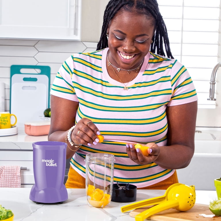 Magic Bullet Essential Blender with To-Go Lid - Purple Ice