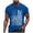 Blue, variant on Lycaql Big and Tall Shirts for Men Mens Independence Day Flag Casual Soft And Comfortable T Shirt With Round Neck And Short Sleeves Vest(Red,M)
