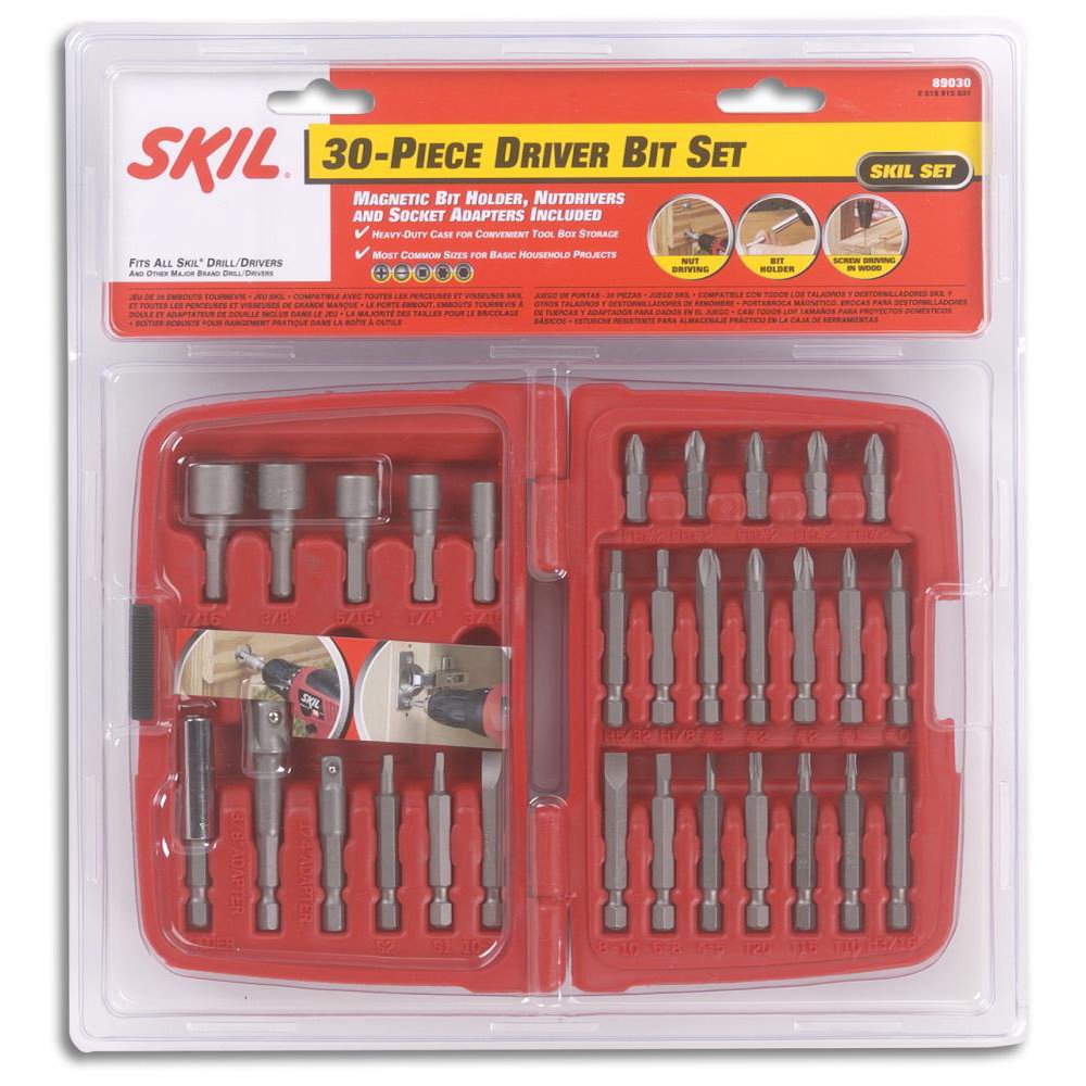Skil89030B MultiSize Screwdriver Bit Set