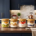 thumbnail image 4 of 4Pack 10oz Overnight Oats Containers with Airtight Lids – Glass Jars for Yogurt, Chia Seed Pudding, Snacks & Meal Prep – Wide Mouth Storage Jars for Oats, Chia Pudding & More, 4 of 9
