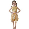 thumbnail image 6 of Vividxx Dress For Girls Glitter Asymmetrical Layered Performance Dress With Shorts Tutu Skirt For Dance Party And Play 7-9 Years, 6 of 6