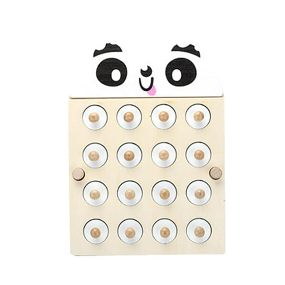 Milaget Échecs de Mémoire pour Bébé Jeu Familial Apprentissage Panda