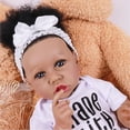 thumbnail image 3 of Muñeca Reborn MAIHAO, negra, afroamericana, 56 cm, Jessica, 3 of 6