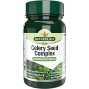 Natures Aid Celery Seed Complex with Montmorency Cherry, Burdock & Nettle 60 Tabs