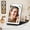 Black, variant on FUNTOUCH Lighted Travel Mirror, 3 Color Makeup Mirror, Portable Vanity Mirror, Rechargeable Folding Cosmetic Mirror