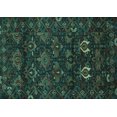 thumbnail image 1 of Ahgly Company Indoor Rectangle Persian Turquoise Blue Traditional Area Rugs, 4' x 6', 1 of 4